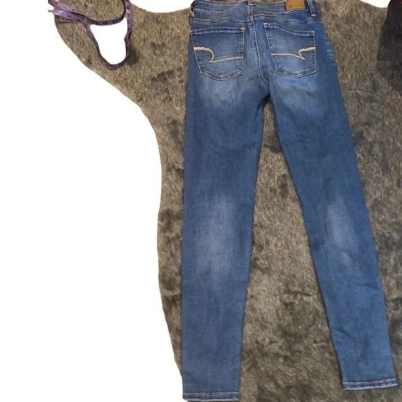 American eagle next level stretch high waisted skinny jeans  Sz 4 - Picture 11 of 12